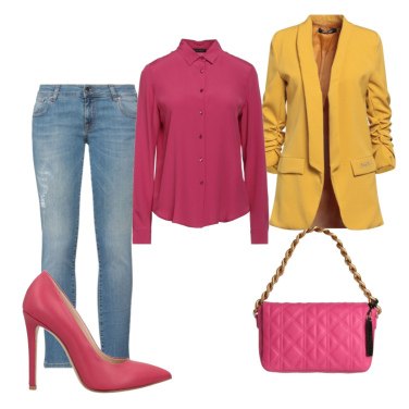Outfit Bolsos de mano Violeta Un solo color Mujer: 20 Outfit Mujer | Bantoa