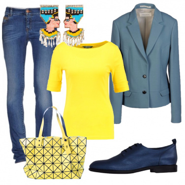 Outfit Giovane e colorata