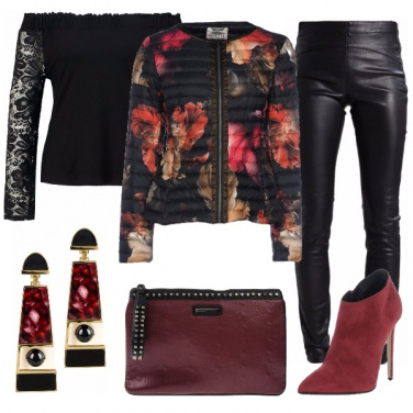 Outfit Fantasia bordeaux