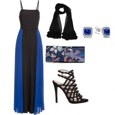 Outfit Cerimonia in blu