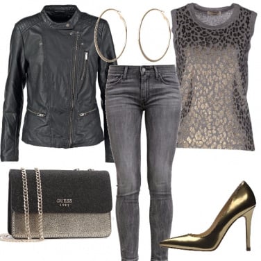 Outfit Serata in grigio