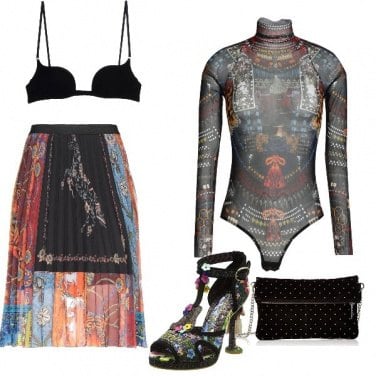 Outfit Colorate trasparenze