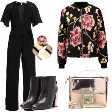 Outfit Elegante con la tuta