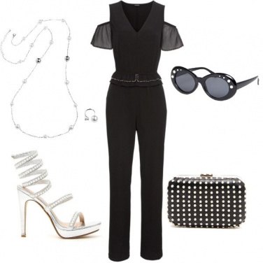 Outfit Perle e argento