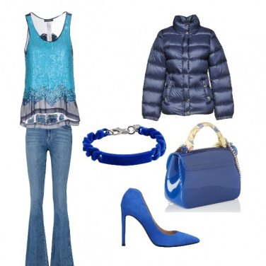 Outfit Blu caldo