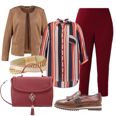 Outfit Righe verticali