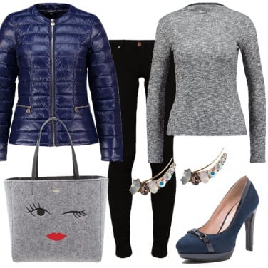 Outfit Shopping bag divertente