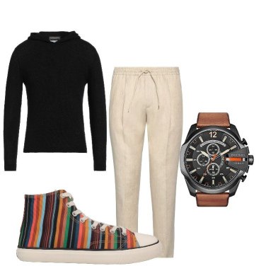 Outfit Sneakers De rayas Hombre: 2 Outfit Hombre | Bantoa