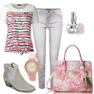 Outfit Basic e romantica