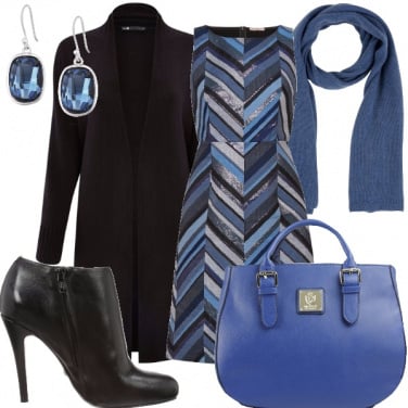 Outfit Fatti notare con il blu riverside