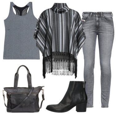 Outfit Abrigos Gris Mujer: 3 Outfit Mujer | Bantoa