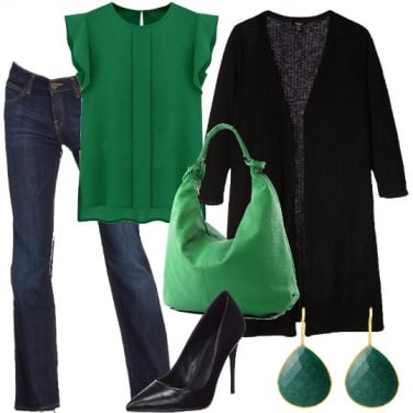 Outfit Verde autunno