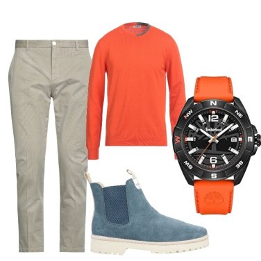 Outfit Reloj Naranja Hombre: 2 Outfit Hombre | Bantoa