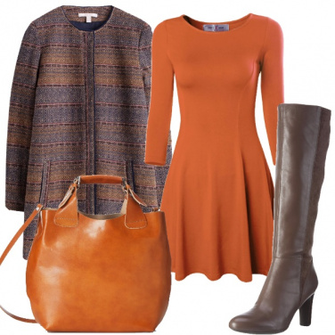 Outfit L\' arancio del paesaggio autunnale