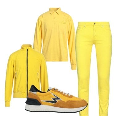 Outfit Polo Amarillo Hombre: 3 Outfit Hombre | Bantoa