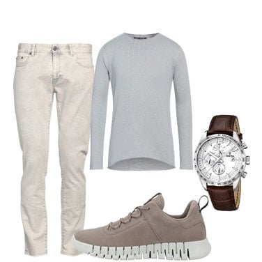 Outfit Relojes analógicos Blanco Hombre: 18 Outfit Hombre | Bantoa