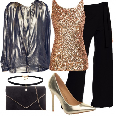 Outfit Oro per la sera
