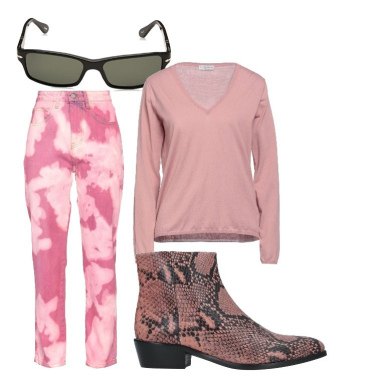 Outfit Botines Rosa Mujer: 2 Outfit Mujer | Bantoa