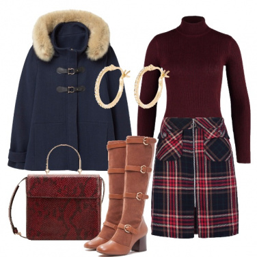Outfit Cappuccetto blu