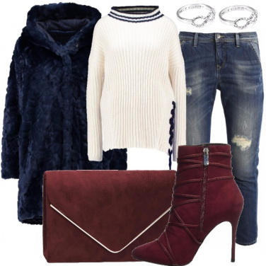 Outfit Cuore rubino