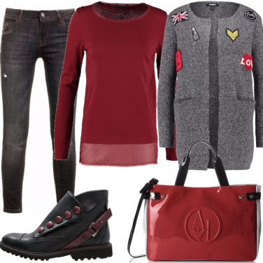 Outfit Cardigan alternativo