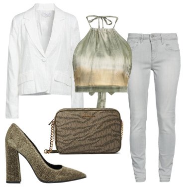 Outfit Chaquetas Blanco Un solo color Mujer: 13 Outfit Mujer | Bantoa