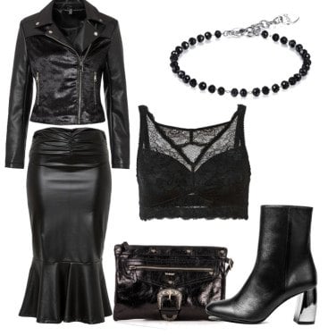 Outfit Bralette Nero Donna: 2 Outfit Donna | Bantoa