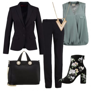 Outfit Fiori in ufficio