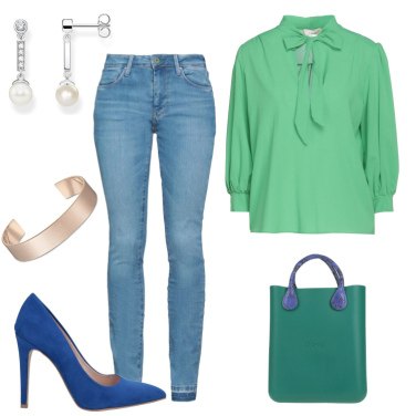 Outfit Blusas Verde Un solo color Mujer: 10 Outfit Mujer | Bantoa