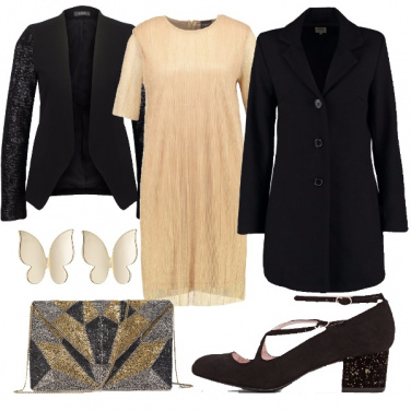 Outfit Farfalle e paillettes