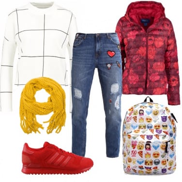 Outfit Uno zaino che parla