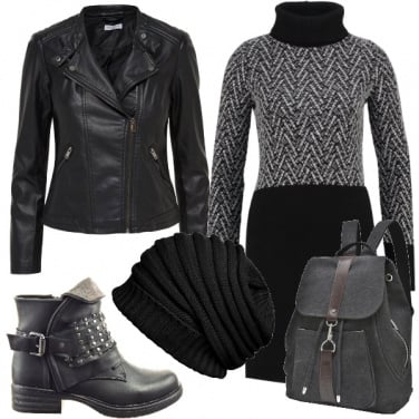 Outfit Ragazza rock