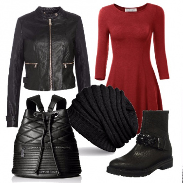 Outfit Tendenza rosso aurora red