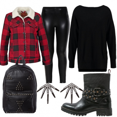 Outfit La giacca a scacchi