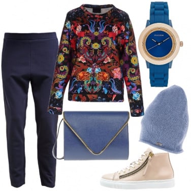 Outfit Le vie del blu