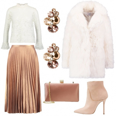 Outfit Raffinata in plissé
