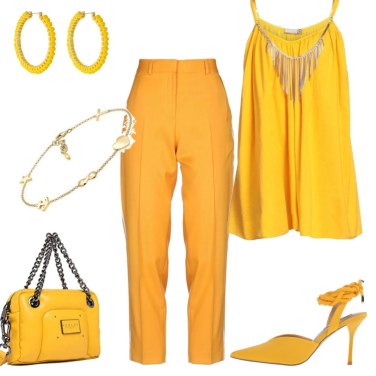 Outfit Zapatos de tacón Amarillo Mujer: 13 Outfit Mujer | Bantoa