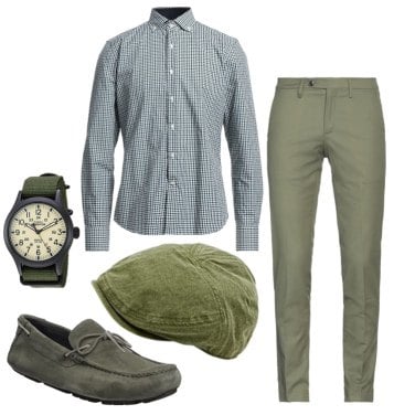 Outfit Camisas Verde De cuadros Hombre: 4 Outfit Hombre | Bantoa