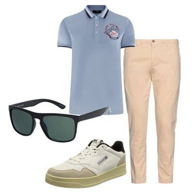 Outfit Polo Azul Con diseños Hombre: 6 Outfit Hombre | Bantoa