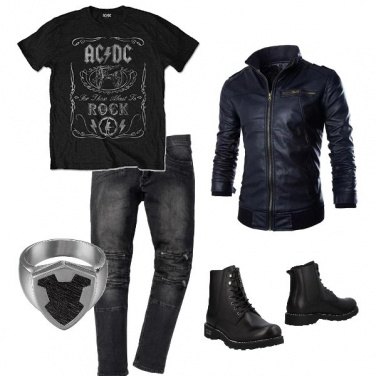Outfit Biker Rock #318
