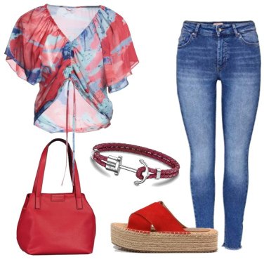 Outfit Blusas Rojo Mujer: 26 Outfit Mujer | Bantoa