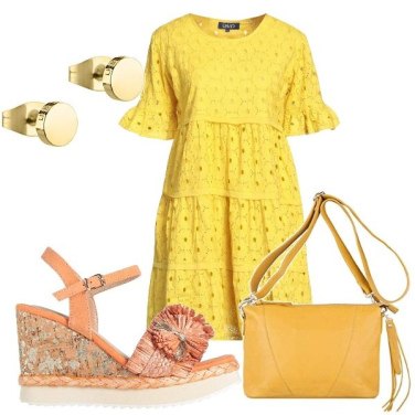 Outfit Vestidos Amarillo Un solo color Mujer: 15 Outfit Mujer | Bantoa
