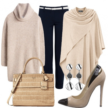 Outfit Elegante beige