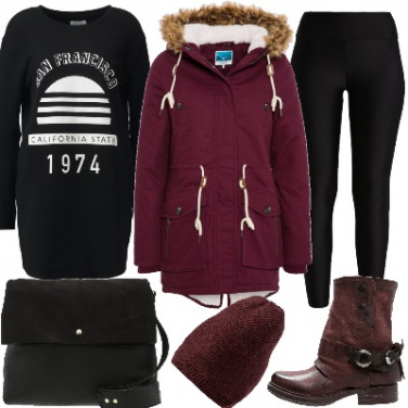 Outfit Parka in versione urban