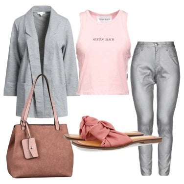 Outfit Pantalones Gris Mujer: 40 Outfit Mujer | Bantoa