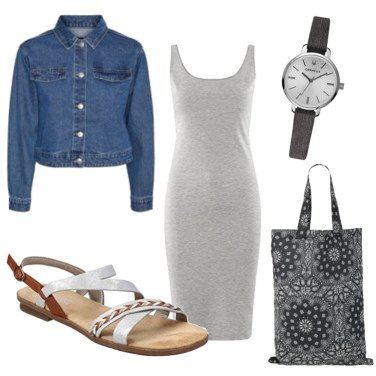 Outfit Vestidos Gris Mujer: 24 Outfit Mujer | Bantoa