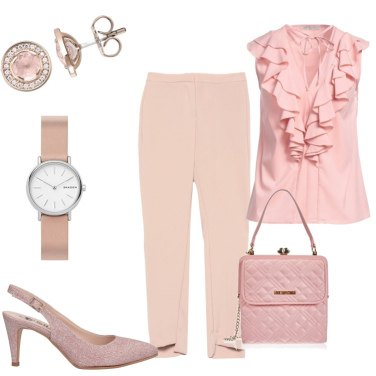 Outfit Salones Rosa Un solo color Mujer: 6 Outfit Mujer | Bantoa