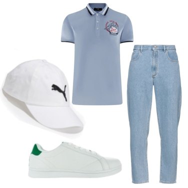Outfit Polo Azul Con diseños Hombre: 6 Outfit Hombre | Bantoa