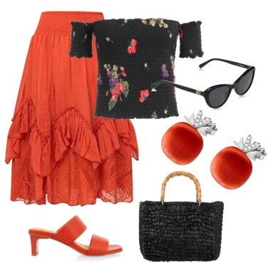 Outfit Faldas Naranja Mujer: 6 Outfit Mujer | Bantoa