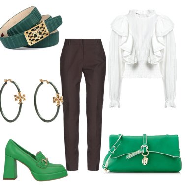 Outfit Cinturones Verde Mujer: 7 Outfit Mujer | Bantoa